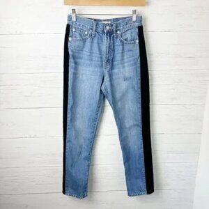 Madewell The Perfect Vintage Jean: Velvet Tux Stripe Edition 25